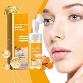Limpiador Facial De Cúrcuma, Limpieza Profunda E Hidratante