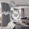 DIKABAO Curtain Tiebacks 2Pcs Butterfly Curtain Clips Adjustable Decorative Alloy