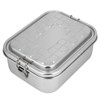 Stainless Steel 304 Single Layer Lunch Box, Stainless Steel Snack