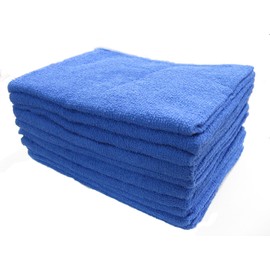long towel set of 10 (blue)