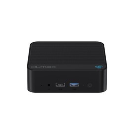 OUMAX Mini PC, Intel Twin Lake-N150(4C/4T, up to 3.6GHz)，Mini Desktop Computer 16GB DDR4 500GB M.2 SSD, Support 4K Dual Display/USB 3.2/WiFi 5/BT 5.0 for HTPC/Office/Business, Black