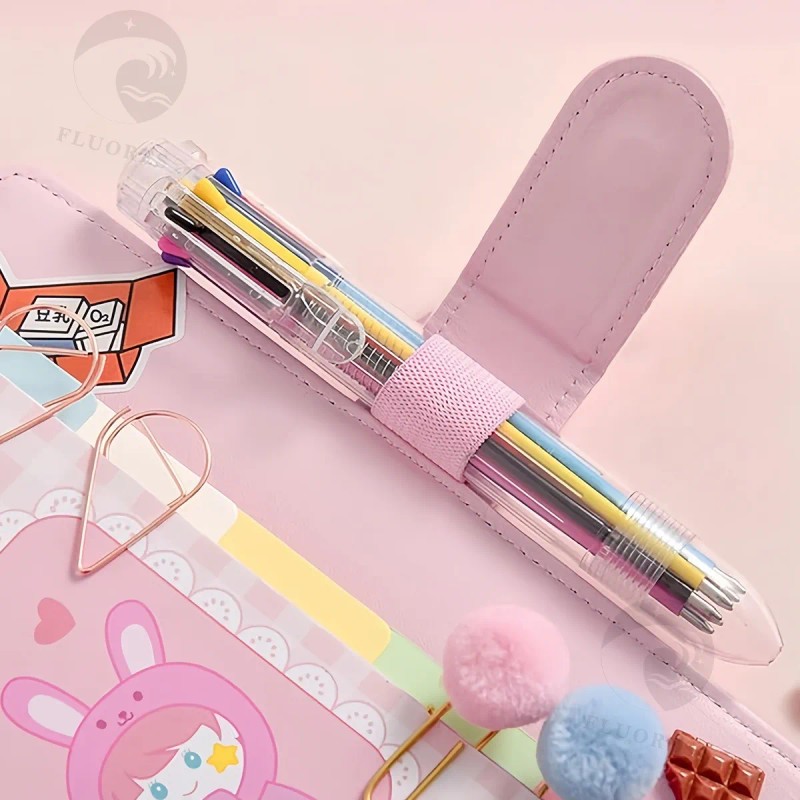 Kit Libretas Escolares Stickers Kawaii Papeleria Diy Regalo