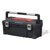 Keter 26" Black Portable Steel Carry Tool Box Medium Truck Utility Storage Organizer
