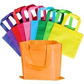 SPERPAND 30Pcs Small Gift Bags with Handles, Holiday Gift Bag Treat Tote Party Favor Bags Goodie Bags for Kids Birthday, Baby Shower, Easter Bag