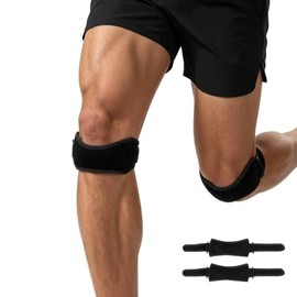 2 Rodilleras para Rotuliana Menisquera Deportiva,Bandas de Rotula Silicona
