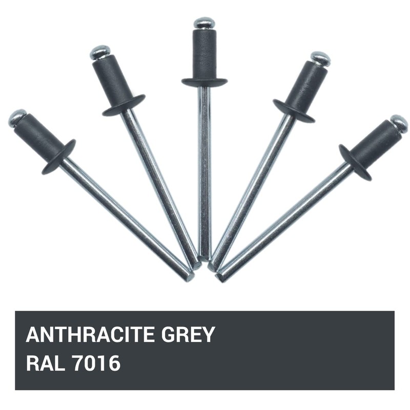 SKIR'CO Pack of 500 Painted Blind Rivets 3.2 x 8