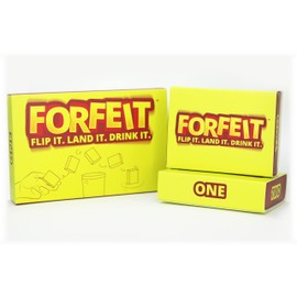 Forfeit - Retro Party Drinking Games Adults, Family Groups and Couples - Christmas Secret Santa Gifts Men Women New Years Easter Freshers Student Uni
