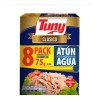 Atun En Trozos En Agua Tuny Clasico Paquete Con 8