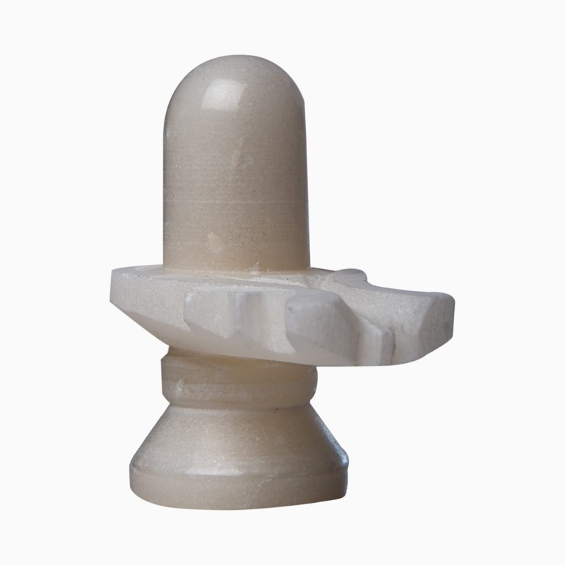 Wonder Care Marble Stone Shiva Lingam Statue Shiva Statue Handcrafted