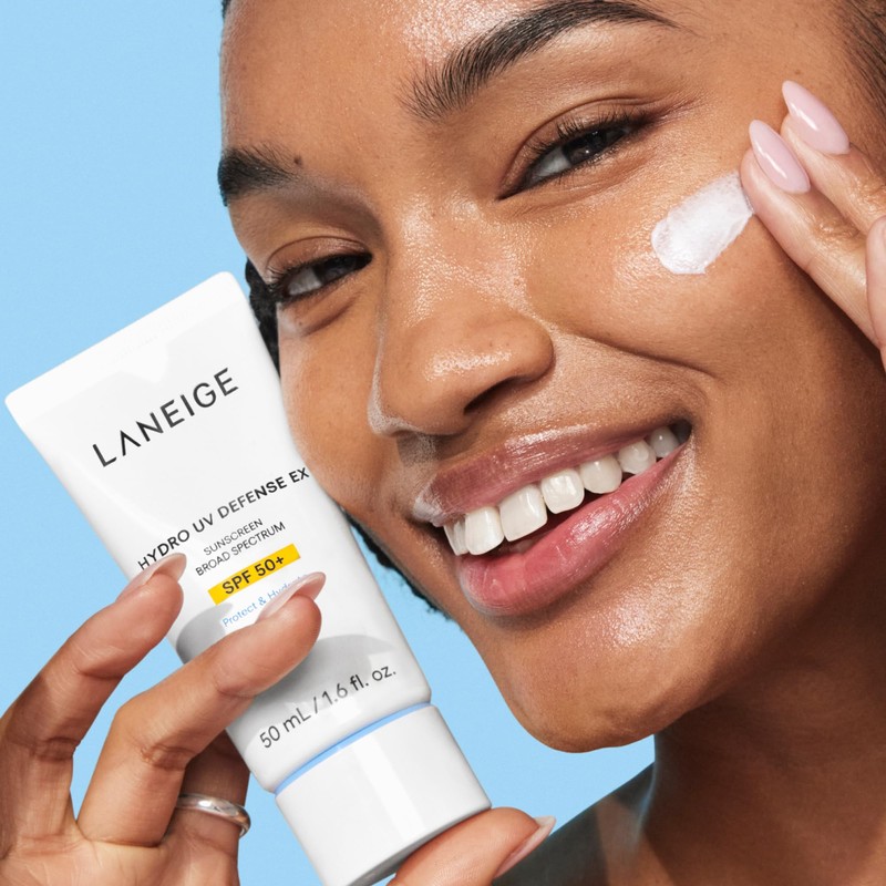 LANEIGE Hydro UV Defense Sunscreen SPF 50+: Hypoallergenic & Dermatologist-Tested