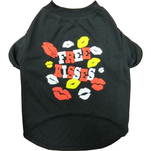 Pets First Free Kisses Pet Tee, X-Small