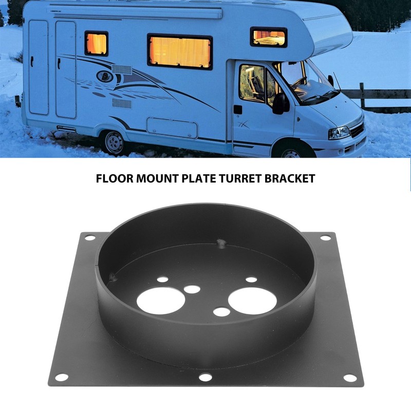 Car Floor Mount Plate Turret Bracket Durable Heater Floor Mount