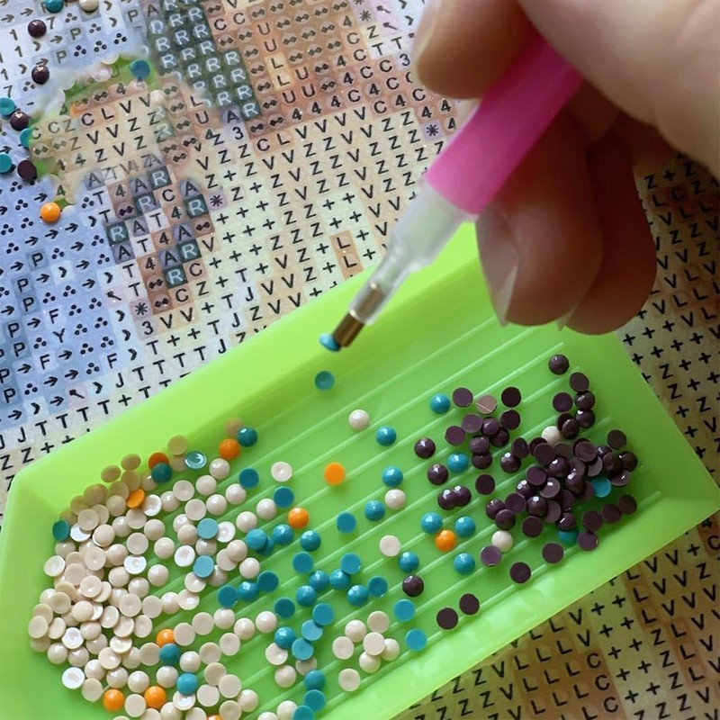 6 Piece Diamond Painting Christmas Set, 5D Diamond Painting Christmas