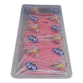 Fini Tuberoos Strawberry Sour Candy Strips 200 Pcs Net Wt 3.5lb