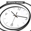 Decorative Wall Clock,Silent Non-Ticking Quality Quartz Movement Battery Operated,Large Wall