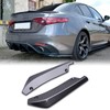 KEEPDSGN For Alfa Romeo Giulia Stelvio Rear Bumper Diffuser Splitter