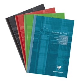 Clairefontaine 3689C class notebook (DIN A5, 14.8 x 21 cm, 20 sheets, 90 g, micro-perforated), 1 piece, assorted colours