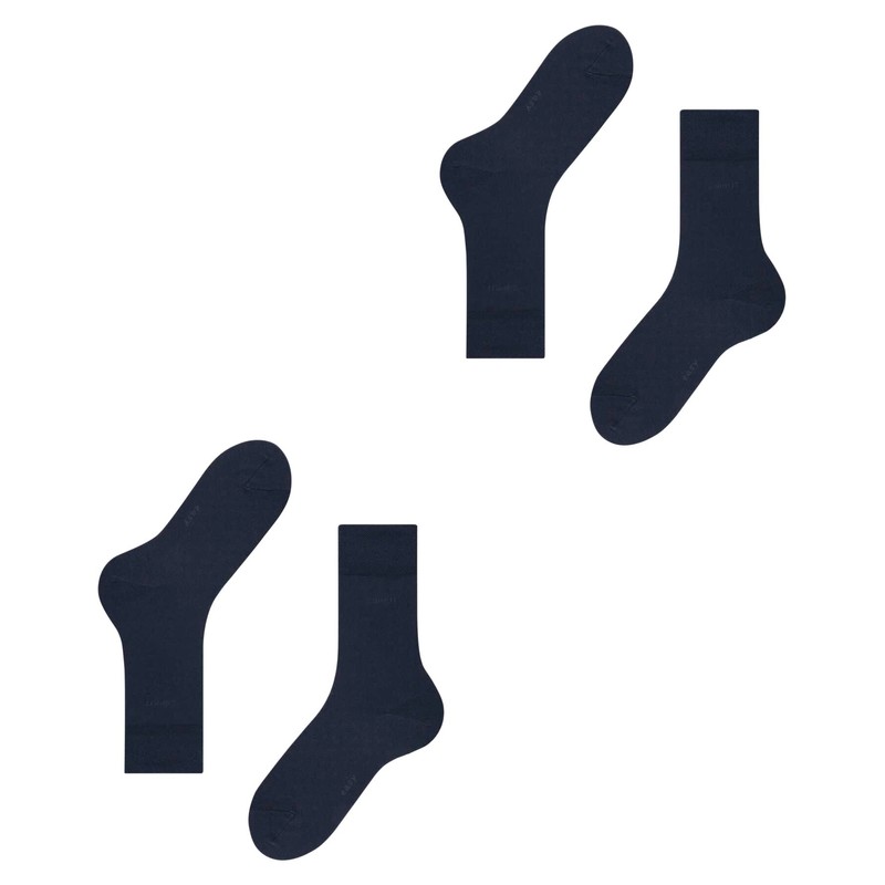 ESPRIT Men Basic Easy 2-Pack socks, 2 pairs, UK size