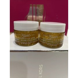 Kiehl's 2x Kiehls Calendula & Aloe Soothing Hydration Masque 14ml Each =28 ml New