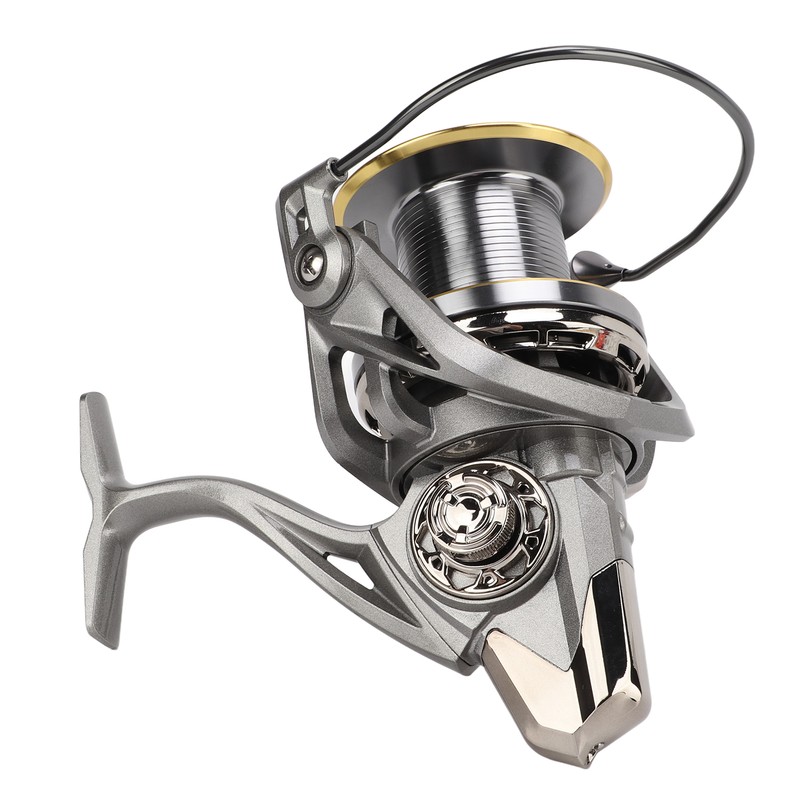 4.8:1 Spinning Fishing Reels Strong Braking Force All Metal Long