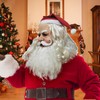 Kuberas Santa Claus Mask Christmas Full Face Mask Realistic Latex