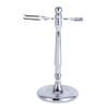 1Pc New Fashion Alloy Razor Shaving Brushes Stand Rack Frame