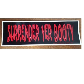 Captain Morgan's Customs Pirate Sticker Funny Bumper Sticker-Surren