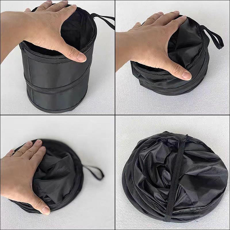 ALMLWIAJ Car Bin - Foldable and Water Resistant Auto Trash