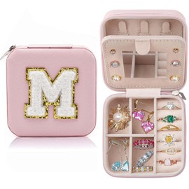 Regalos de Cumpleaños para Mujeres,Estuche Organizador de Joyas para Viajes - Regalos Únicos para Despedida de Soltera y Dama de Honor con Artículos Esenciales para Viajes de Boda (M)