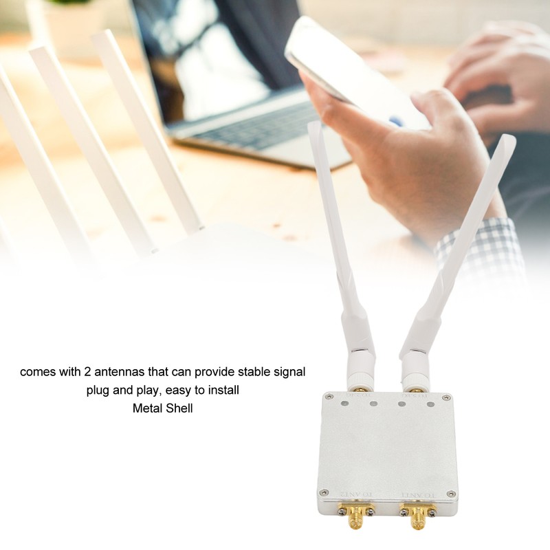 WiFi Extender 4000mW Dual Channel IEEEE802.11n Protocol Plug and Play