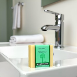 Plantlife Protect Bar Soap - Moisturizing and Soothing Soap for Your Skin - Hand Crafted Using Plant-Based Ingredients - Made in California 4oz Bar