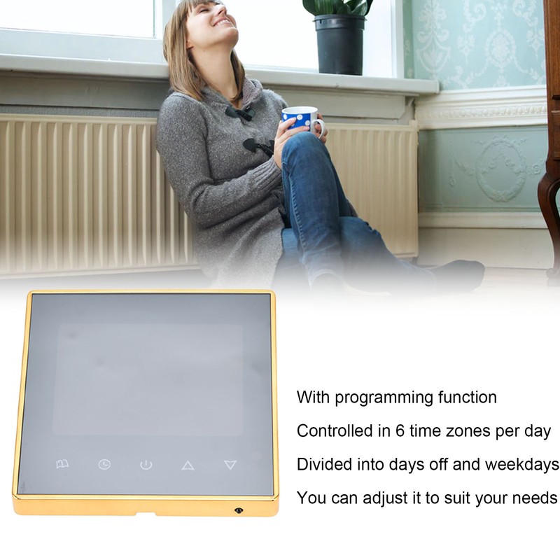 Smart Thermostat Multifunction Programmable Thermostat for Air Conditioner Water Heating