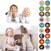 Hybsk Reward Stickers, 25mm Round, Alien Stars, 180 Sheets, Cute,