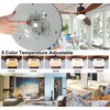 36W 5CCT Dimmable LED Ceiling Fan Flush Mount Light Engine