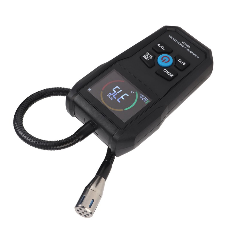 Combustible Gas Detector 50‑50000PPM LCD Display Screen Portable Gas Leak