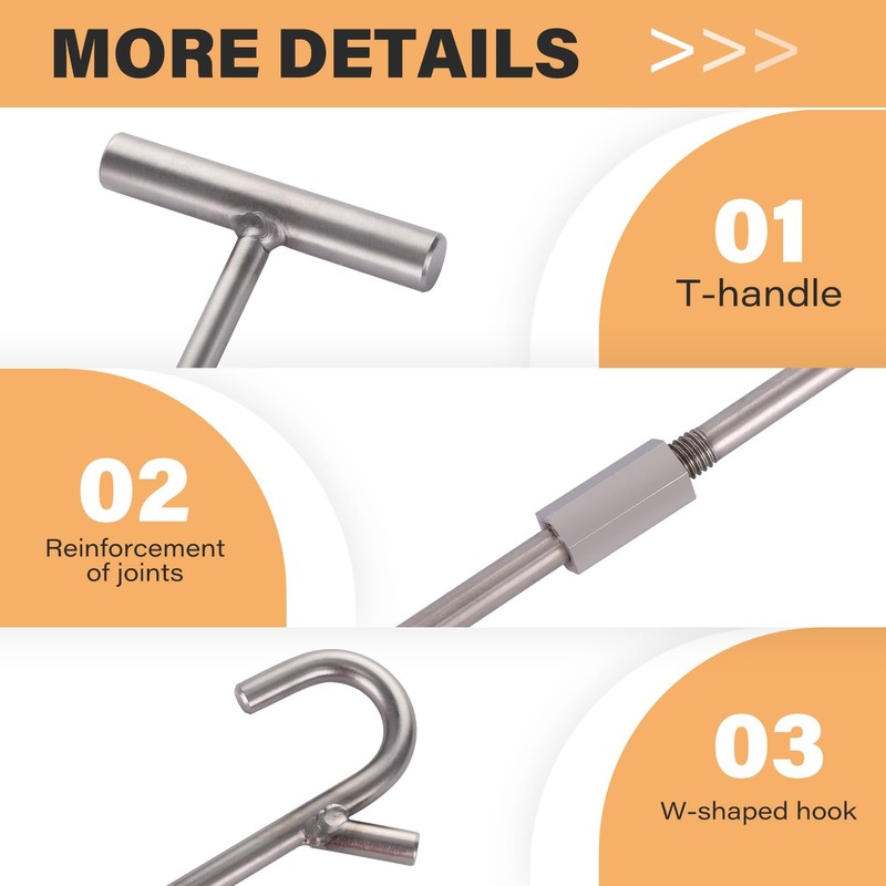 AFEISOL 5th Wheel Pin Puller Heavy Duty 31" 5th Wheel