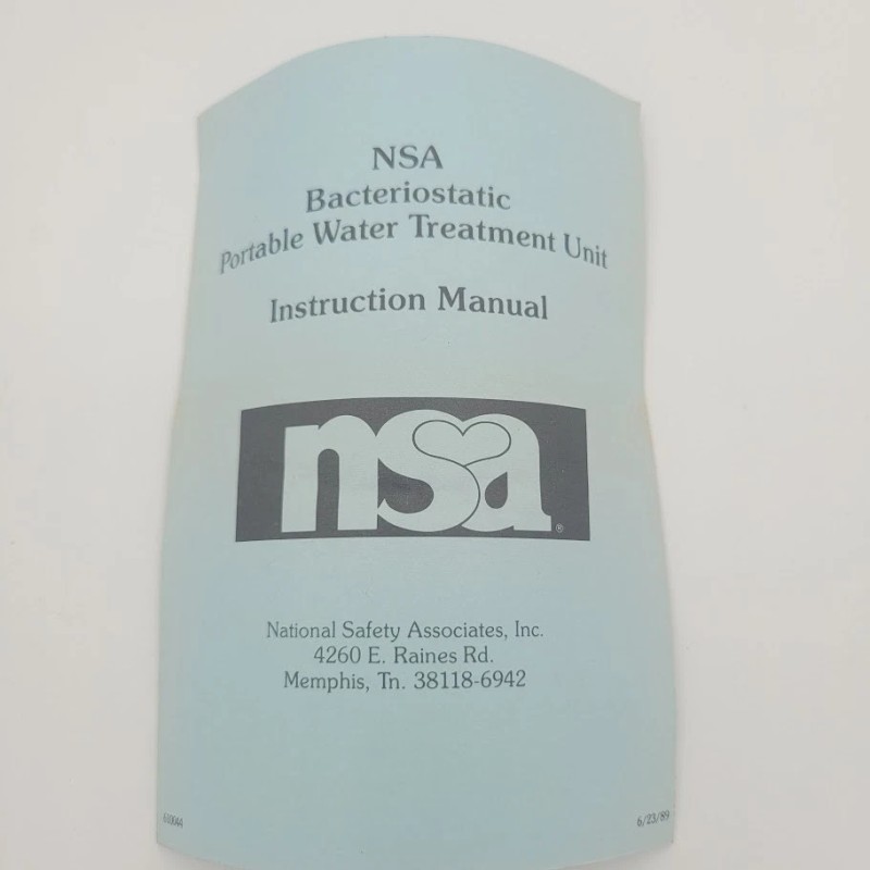 NSA Bacteriostatic Water Treatment Unit NSA10P Camping Survival