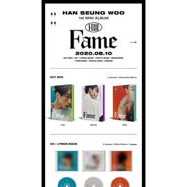 Victon Han Seungwoo 'Fame' 1st Solo Mini Album Random Version CD+60p PhotoBook+12p Lyrics+1p Bookmark+2p PostCard+1p PhotoCard+Tracking Kpop Sealed