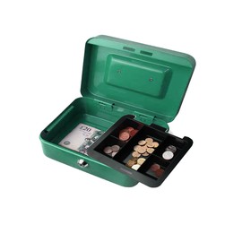 Kippen 10033v2 Cash Box 200 x 160 x 90 mm Green