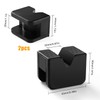 Lyeteung Pack of 2 Car Jack Rubber Pad, Slotted Car