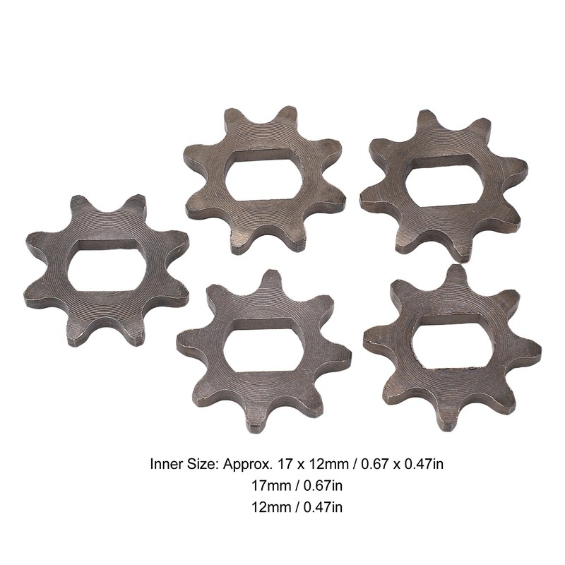 5Pcs 8 Tooth 420 Chain Sprocket Electric Scooter 8T 420