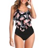 American Trends Plus Size Womens Two Piece Swimsuits High Waisted
