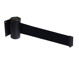 Flexibarrier Wall Mount with Barrier Tape (Economy) - 2.3m/4.5m (4.5m, Black/Black)