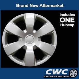 Carolina Wheel Cover Automotive-Hubcaps, 16-inch Replica Wheel Cover for Toyota Camry 2007-2011, Silver, ABS Plastic