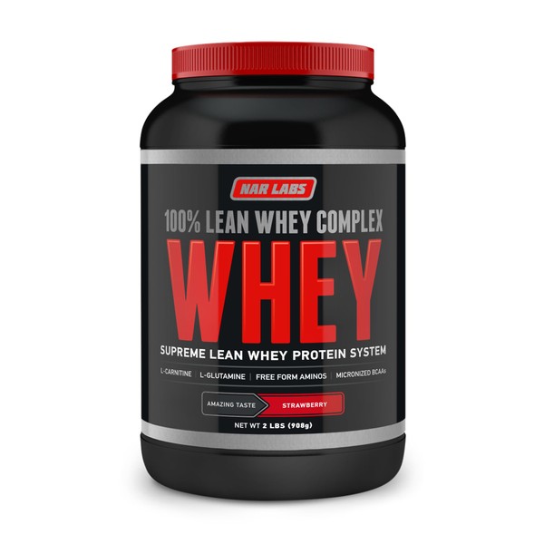 NAR LABS 100% Lean Whey Complex 2 pounds (Strawberry)