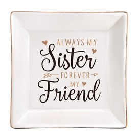 ElegantPark Chirstmas Gifts for Mom Ring Dish Birthday Gifts for Mom Jewelry Tray Mothers Day Gifts from Daughter Ring Dish Holder Remember I Love You Mom Thanksgiving Day Gifts Trinket Dish