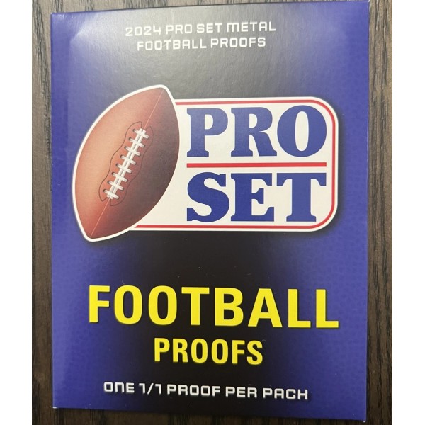 2024 LEAF PRO SET METAL Football 1/1 One of One