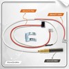 ETERMETA Minivolt Thermopile for Water Heater Compatible with Reliance, Whirlpool,