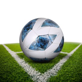 pwavum Football Size 5, Children's Waterproof Sports Training Ball Leisure Balls, Thickening Explosion-Proof Unisex Football Size 5, Children's Training Football, Indoor Outdoor