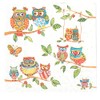 Ambiente - Napkins - Owls in Summerland - Owl /